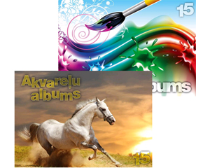 .Albums akvareu A3, 15lapas